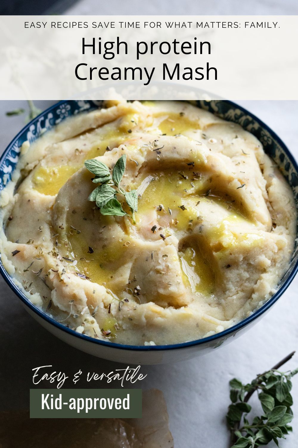 Creamy High Protein Mashed Potatoes (Vegan) AtMyTable