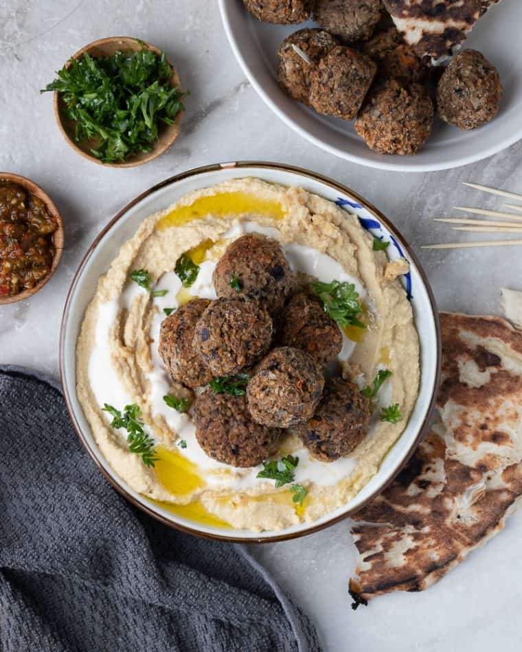 The Easiest Eggplant Meatball Recipe (Gluten free, Vegan) AtMyTable