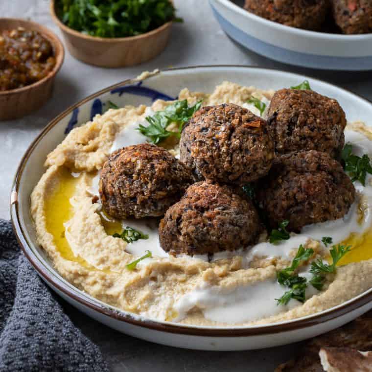 The Easiest Eggplant Meatball Recipe (Gluten free, Vegan) AtMyTable