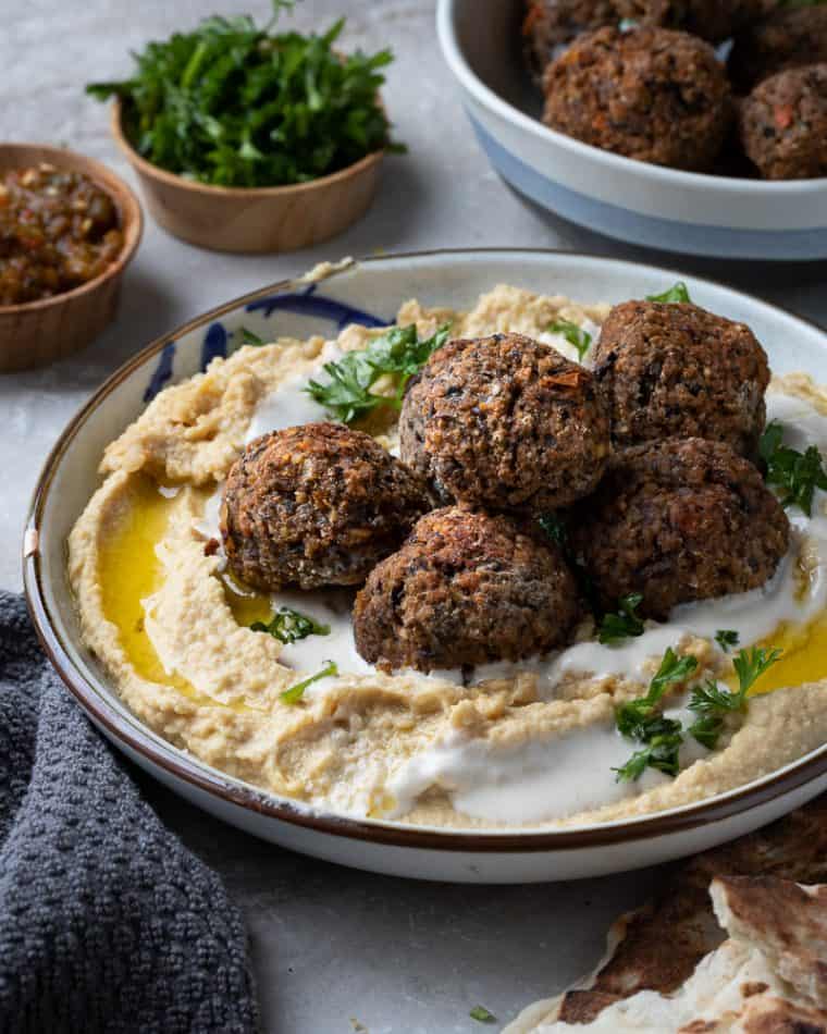 The Easiest Eggplant Meatball Recipe (Gluten free, Vegan) AtMyTable