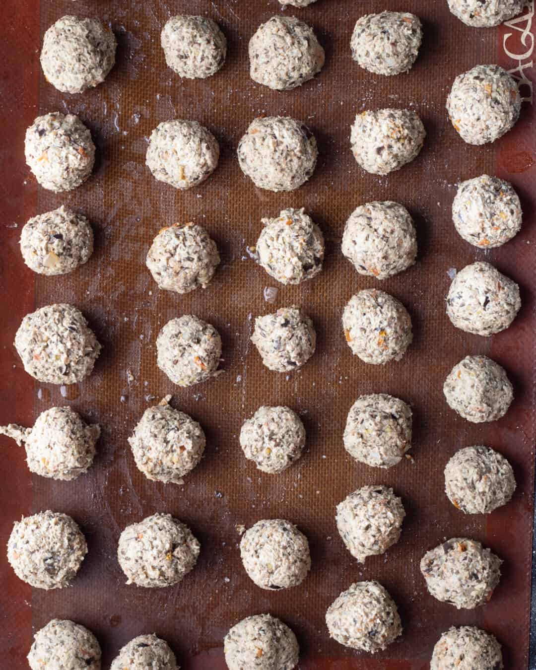Vegan Eggplant Meatballs (GlutenFree & EggFree) AtMyTable