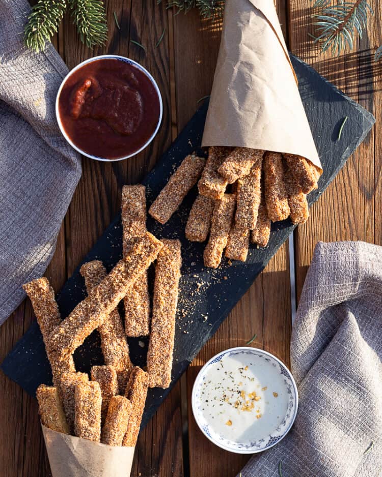 Kidapproved Crispy Baked Vegan Chicken Finger Recipe AtMyTable