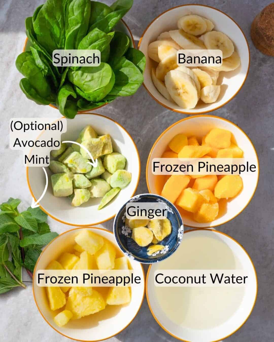 Detox Island Green Smoothie with Mint Twist (Copycat Recipe) AtMyTable