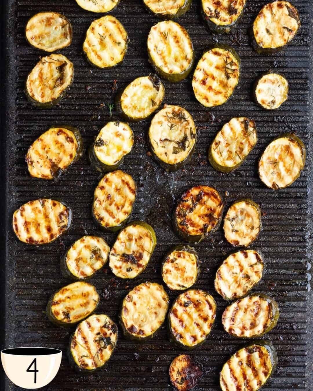 Easy Roasted Zucchini Antipasti (Gluten-Free &amp; Vegan) - AtMyTable