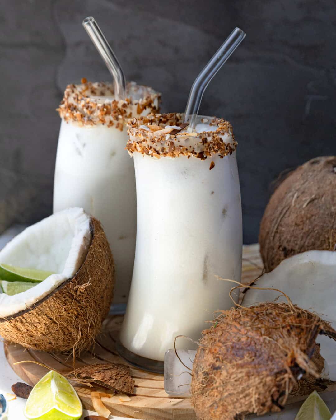 Brazilian Batida De Coco (Coconut Cream Cocktail) - AtMyTable