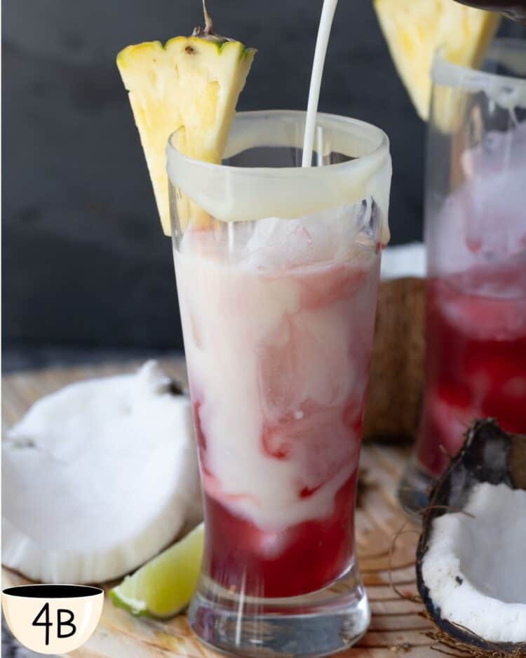 Coconut Kiss Cocktail (Mocktail Version) - AtMyTable